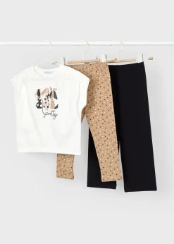 Completo 3 pezzi cagnolini bambina^Mayoral Store