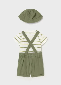 Completo 3 pezzi con cappello neonato^Mayoral Store
