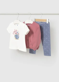 Completo 3 pezzi con cappuccio neonata^Mayoral New