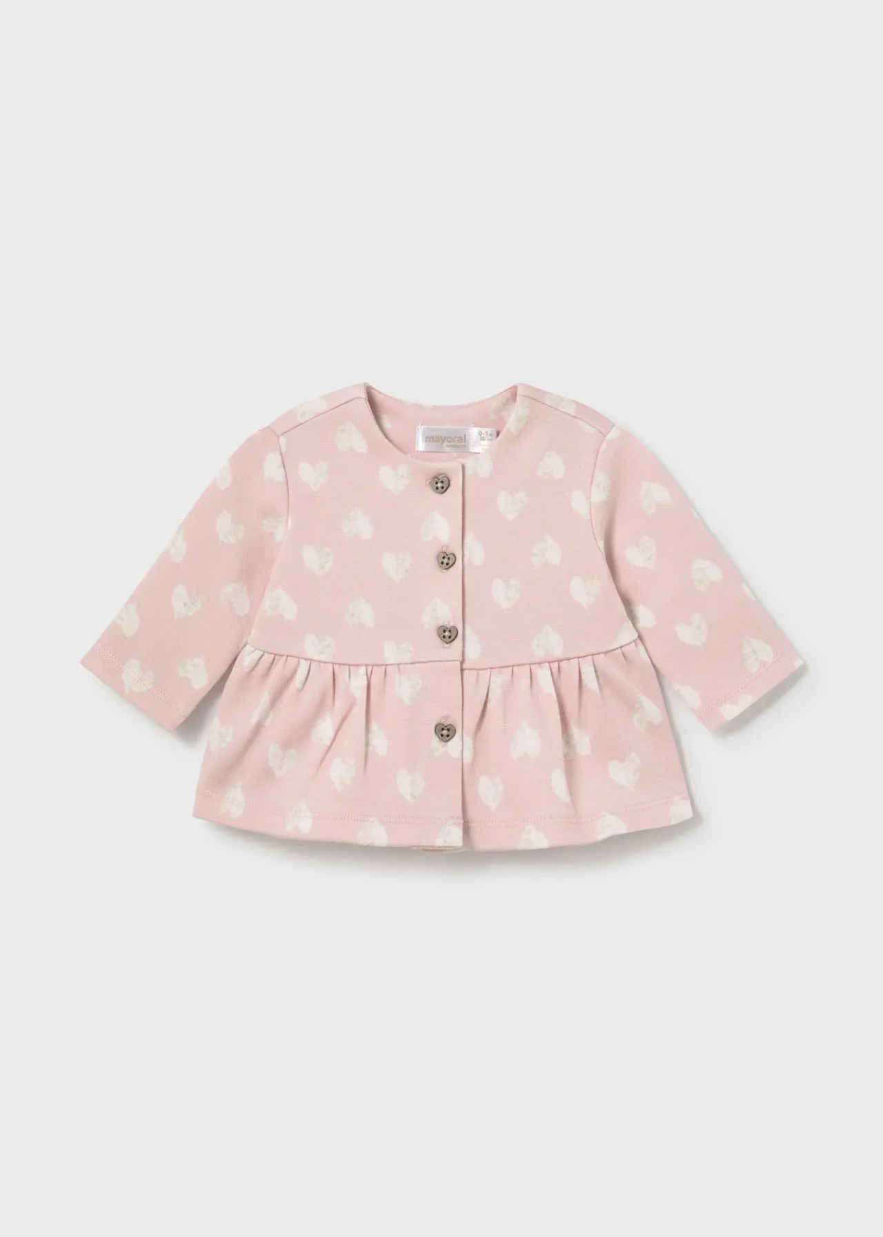 Completo 3 pezzi cuori neonata^Mayoral New