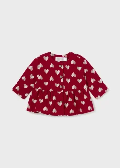 Completo 3 pezzi cuori neonata^Mayoral Store