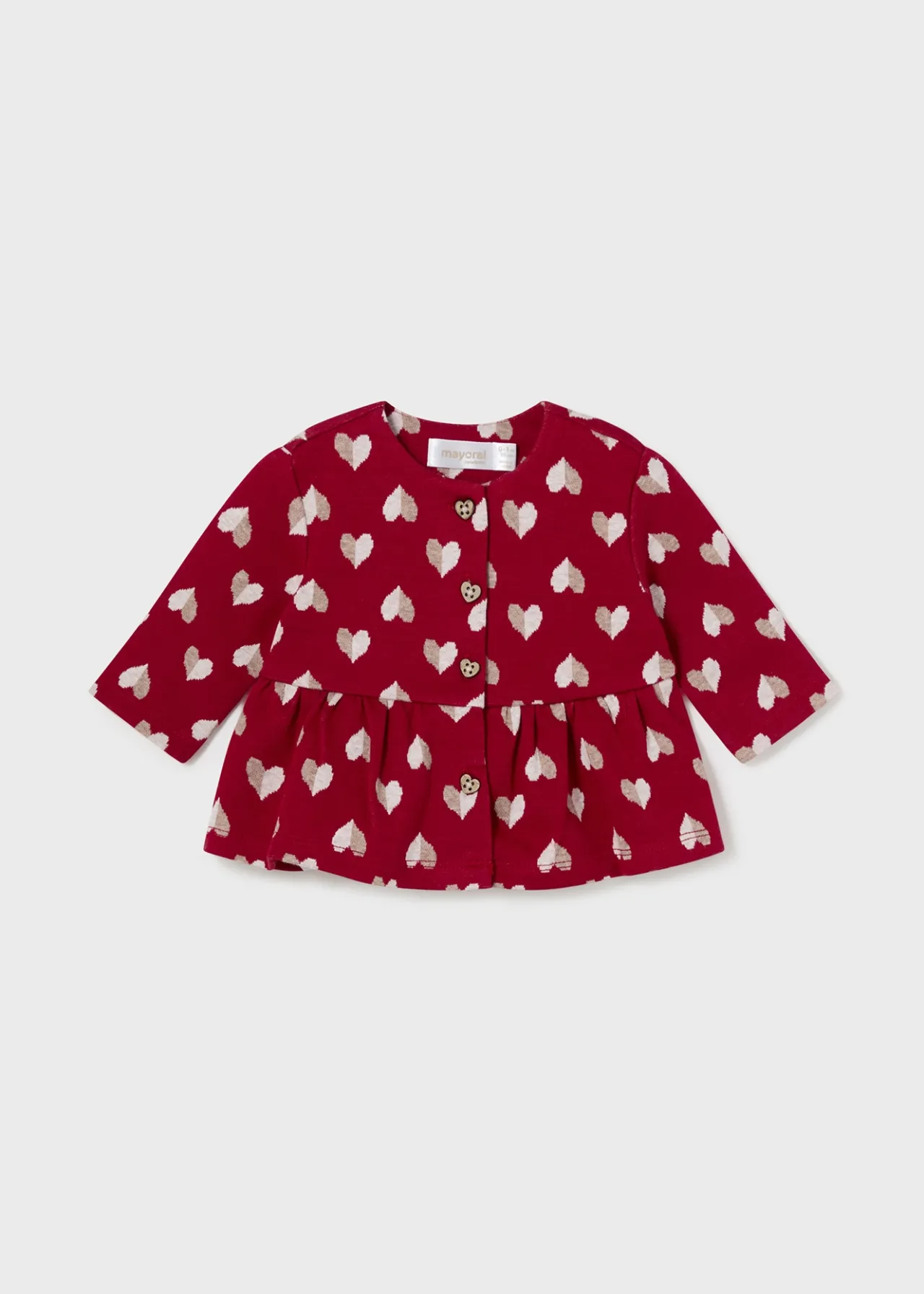 Completo 3 pezzi cuori neonata^Mayoral Store