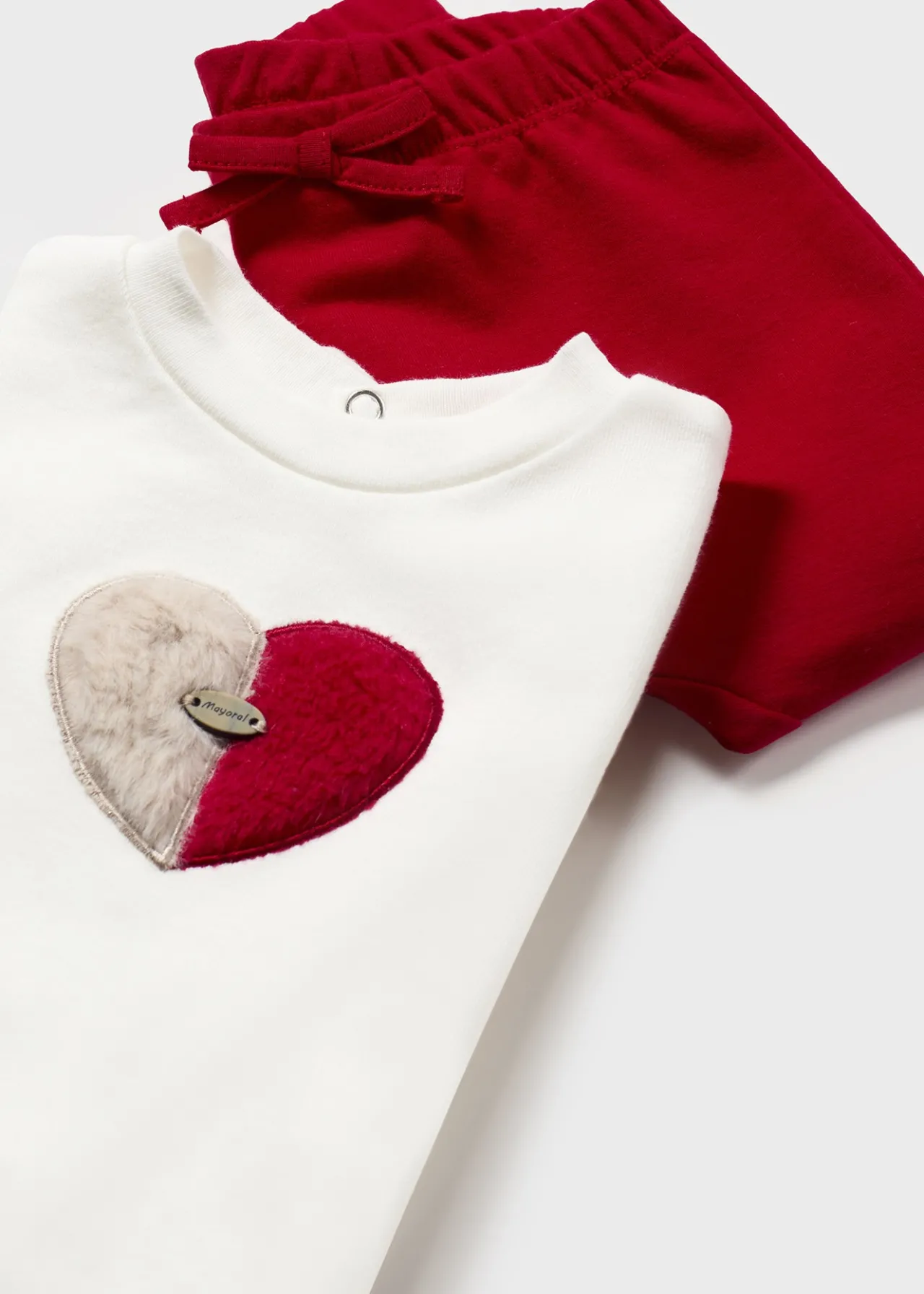 Completo 3 pezzi cuori neonata^Mayoral Store
