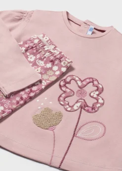 Completo 3 pezzi fiori neonata^Mayoral Cheap