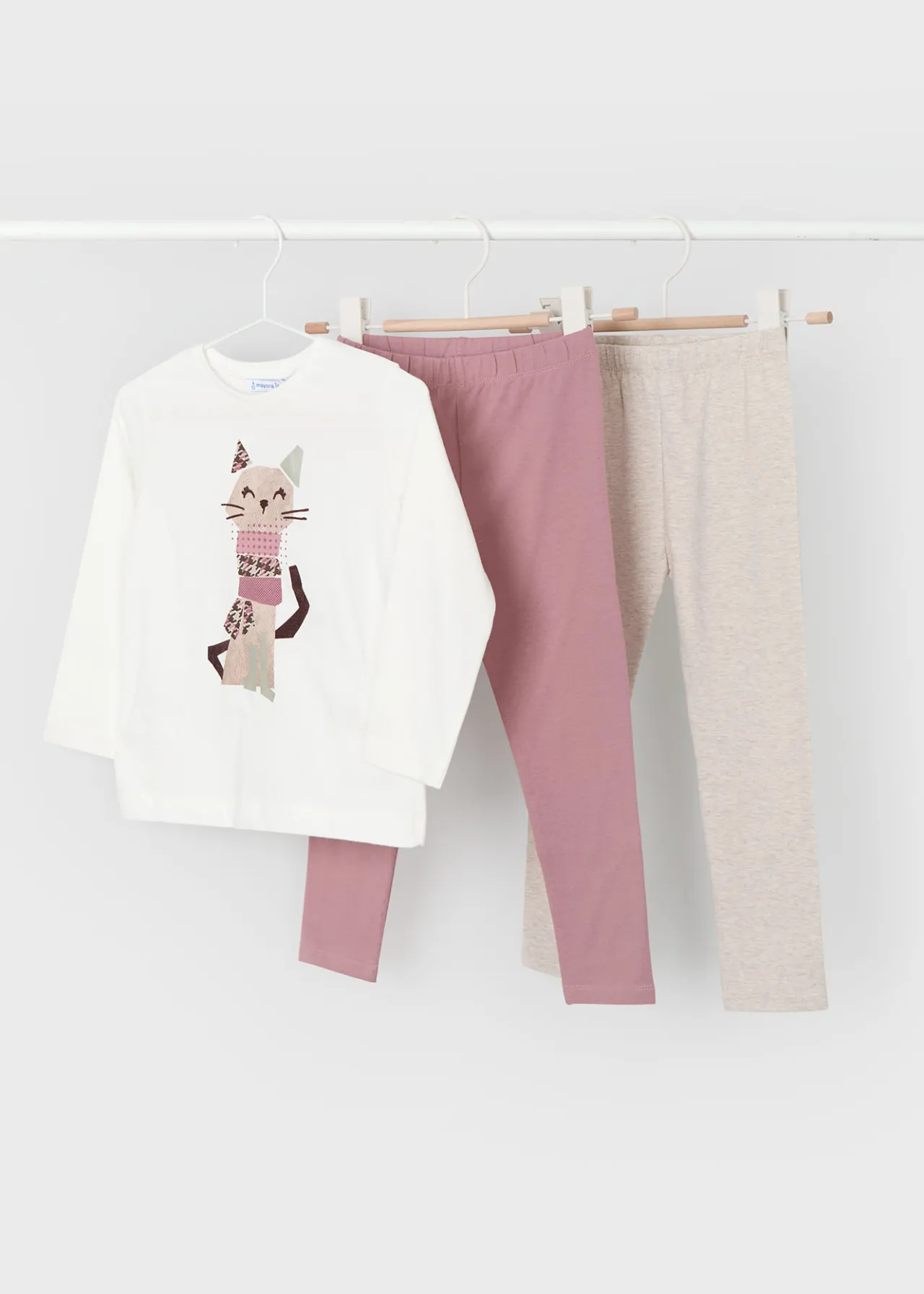 Completo 3 pezzi gatto bambina^Mayoral Sale
