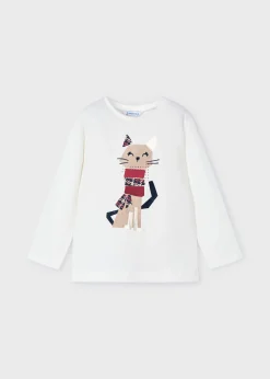 Completo 3 pezzi gatto bambina^Mayoral Cheap