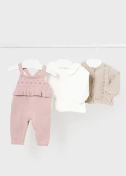 Completo 3 pezzi in maglia neonata^Mayoral Sale
