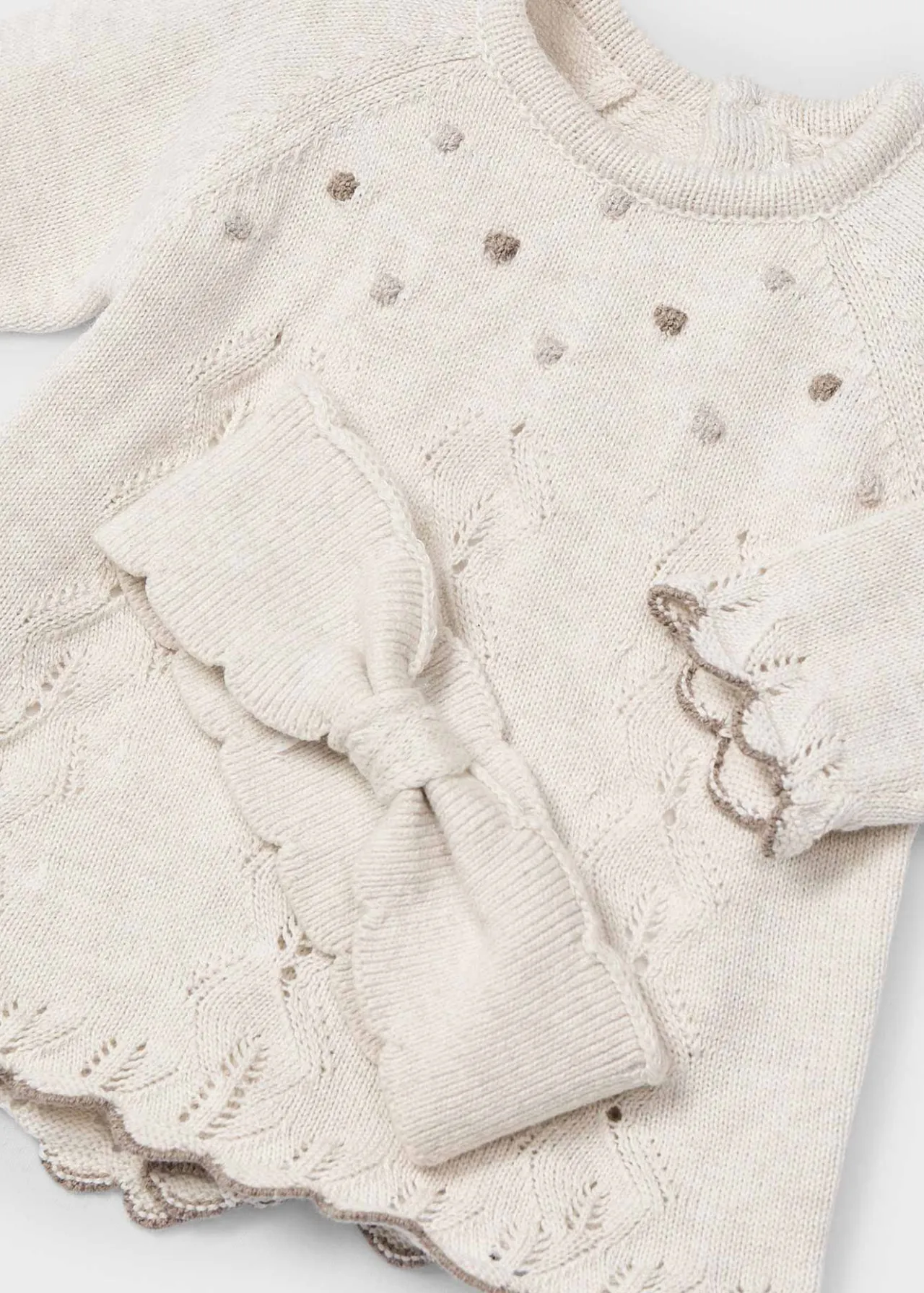 Completo 3 pezzi in maglia neonata^Mayoral Flash Sale