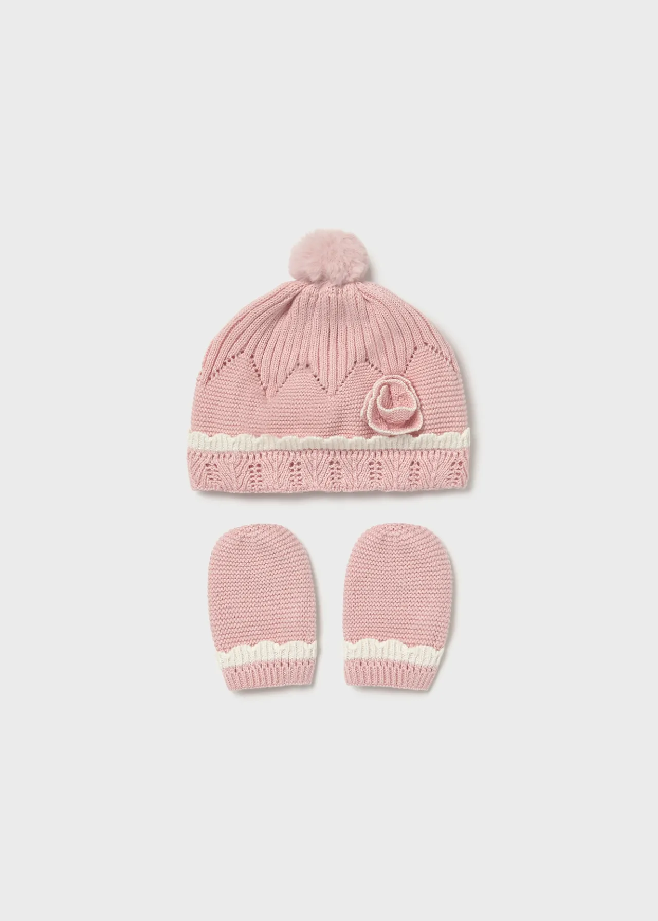 Completo cappello e manopole neonata^Mayoral New