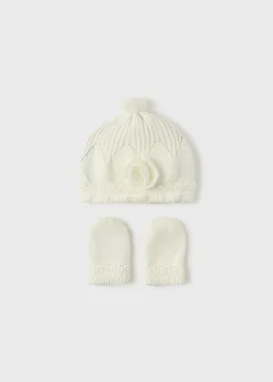 Completo cappello e manopole neonata^Mayoral Online
