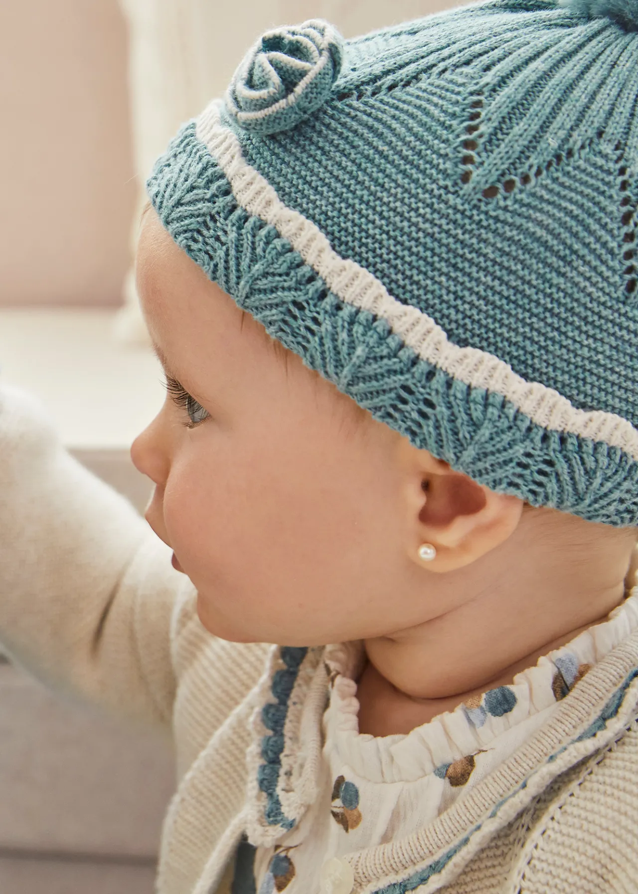 Completo cappello e manopole neonata^Mayoral Cheap