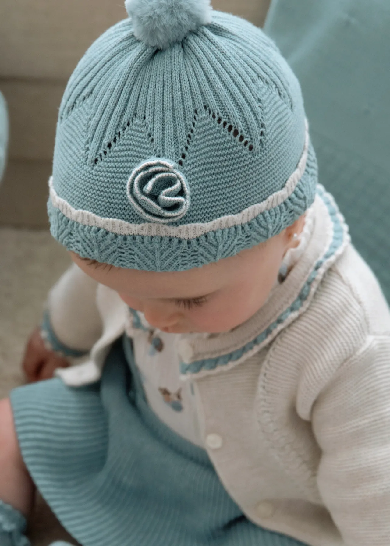 Completo cappello e manopole neonata^Mayoral Cheap