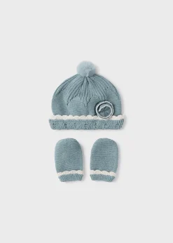 Completo cappello e manopole neonata^Mayoral Cheap