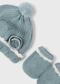 Completo cappello e manopole neonata^Mayoral Cheap