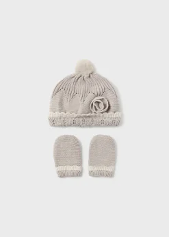Completo cappello e manopole neonata^Mayoral Outlet