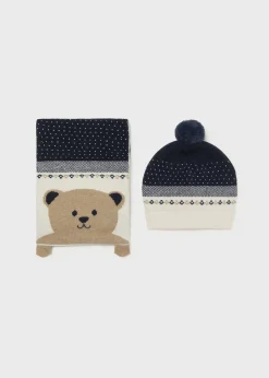 Completo cappello e sciarpa orso neonato^Mayoral Hot
