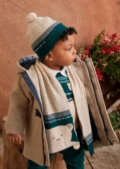 Completo cappello e sciarpa orso neonato^Mayoral Best Sale