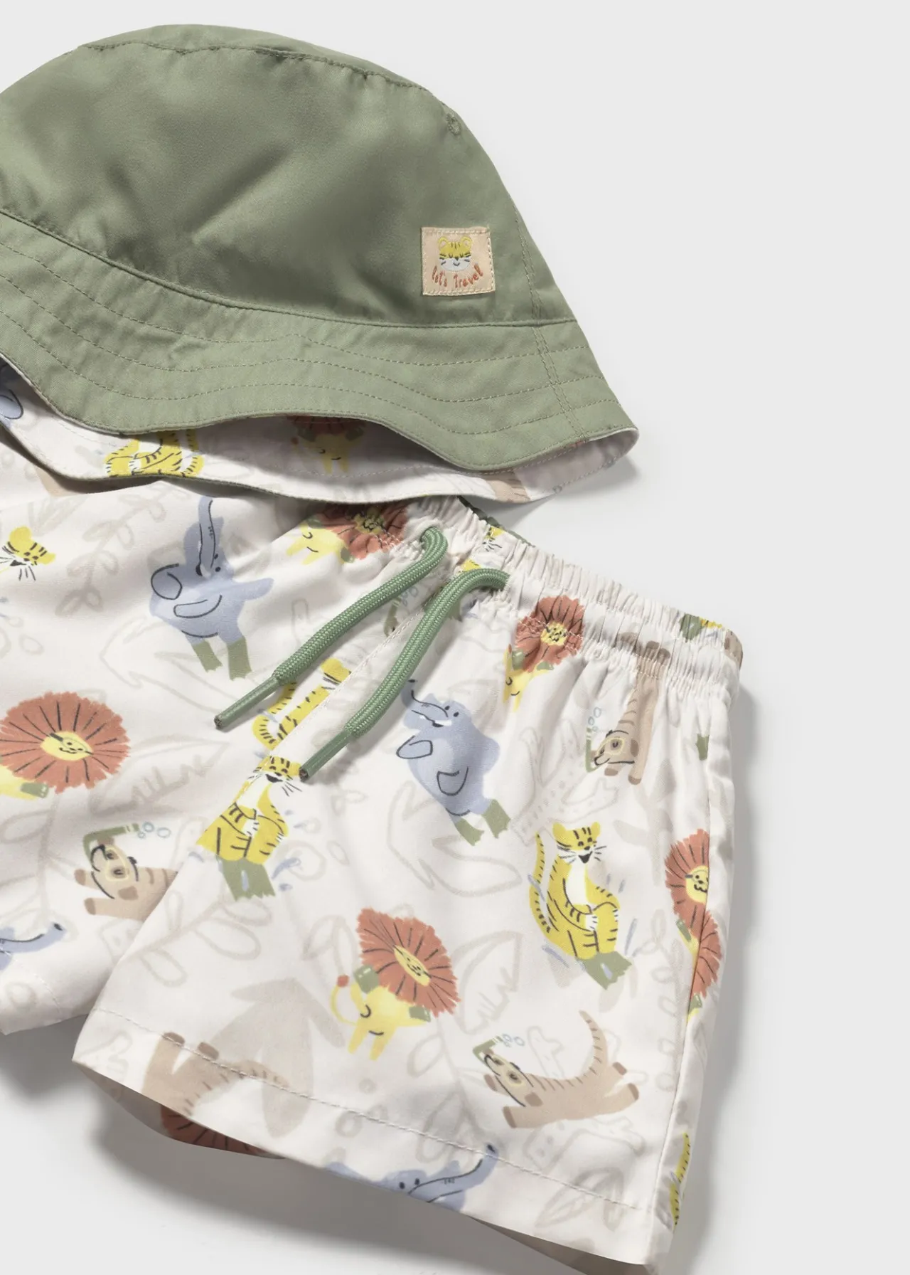 Completo costume e cappello reversibile protezione solare neonato^Mayoral Outlet