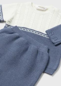 Completo ghettina e maglione bicolor neonato^Mayoral Cheap