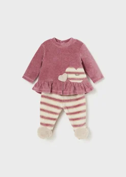 Completo ghettina e maglia righe neonata^Mayoral Discount