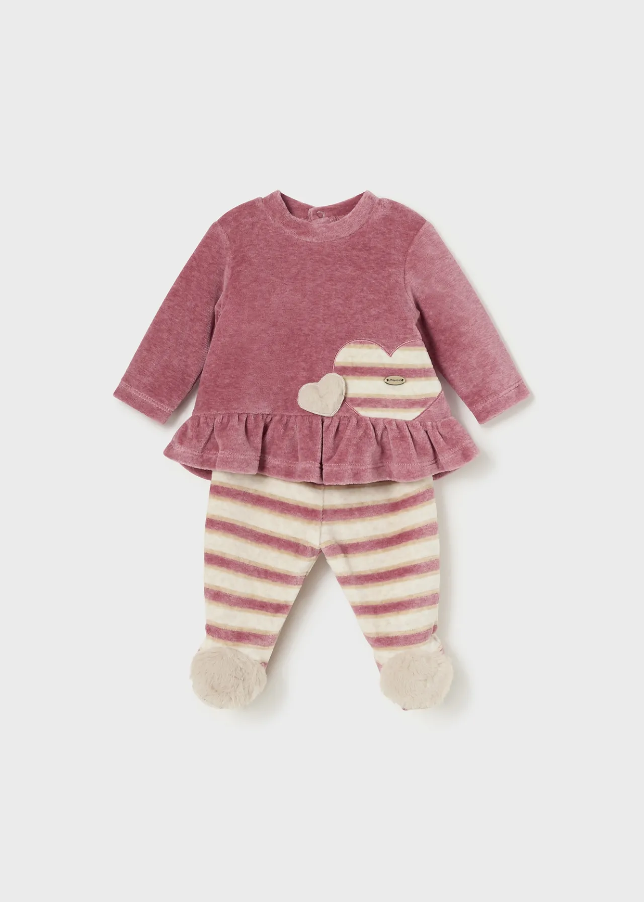 Completo ghettina e maglia righe neonata^Mayoral Discount
