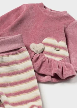 Completo ghettina e maglia righe neonata^Mayoral Discount
