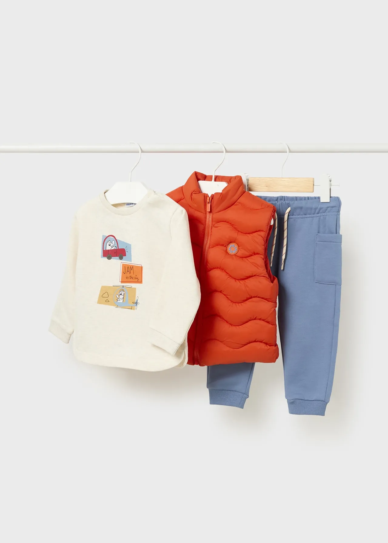 Completo gilet 3 pezzi neonato^Mayoral Cheap