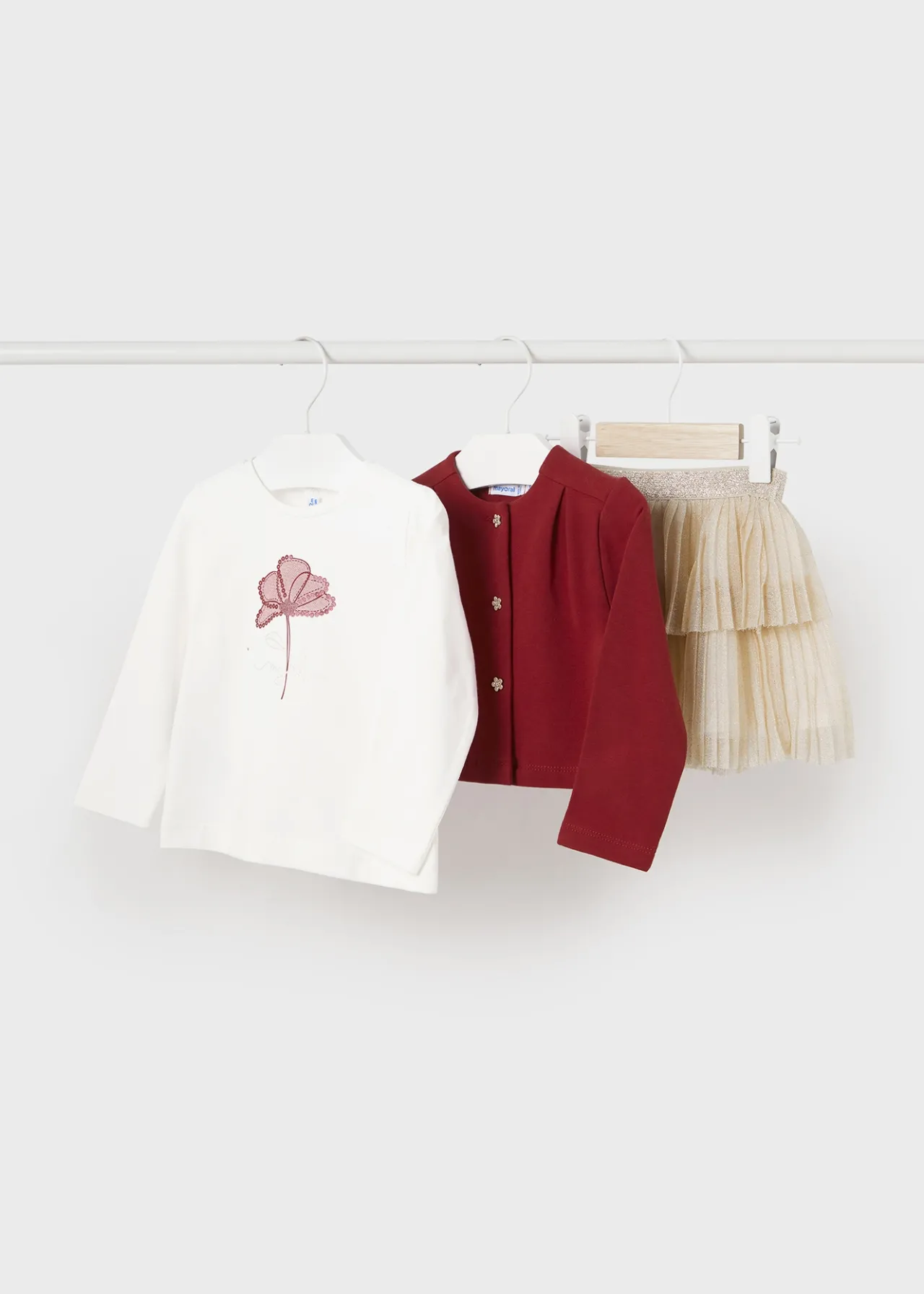 Completo gonna 3 pezzi neonata^Mayoral Discount