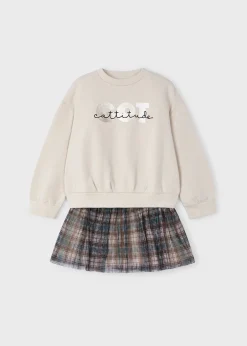 Completo gonna tulle e felpa bambina^Mayoral Outlet