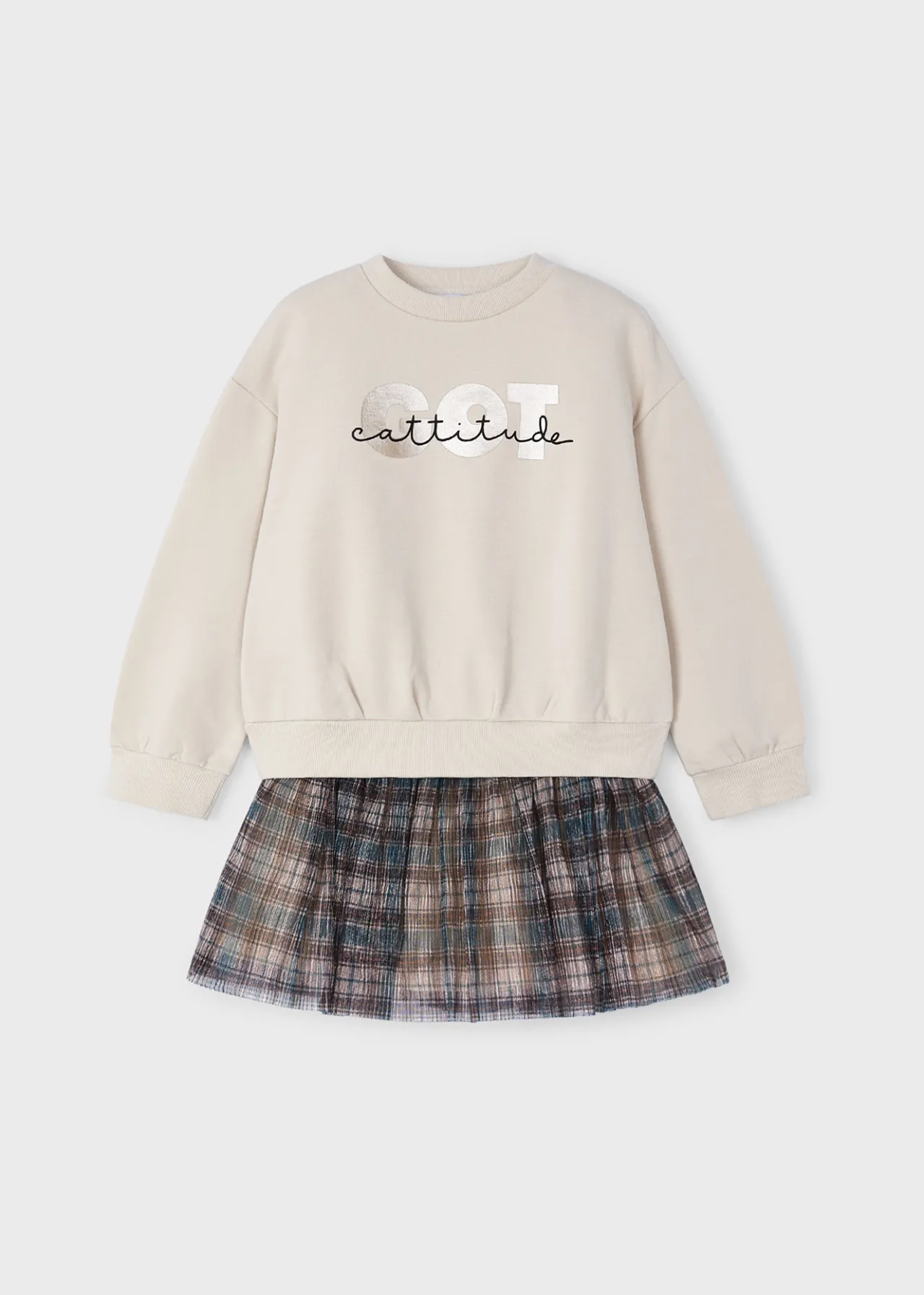 Completo gonna tulle e felpa bambina^Mayoral Outlet