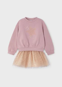 Completo gonna tulle e felpa bambina^Mayoral Online