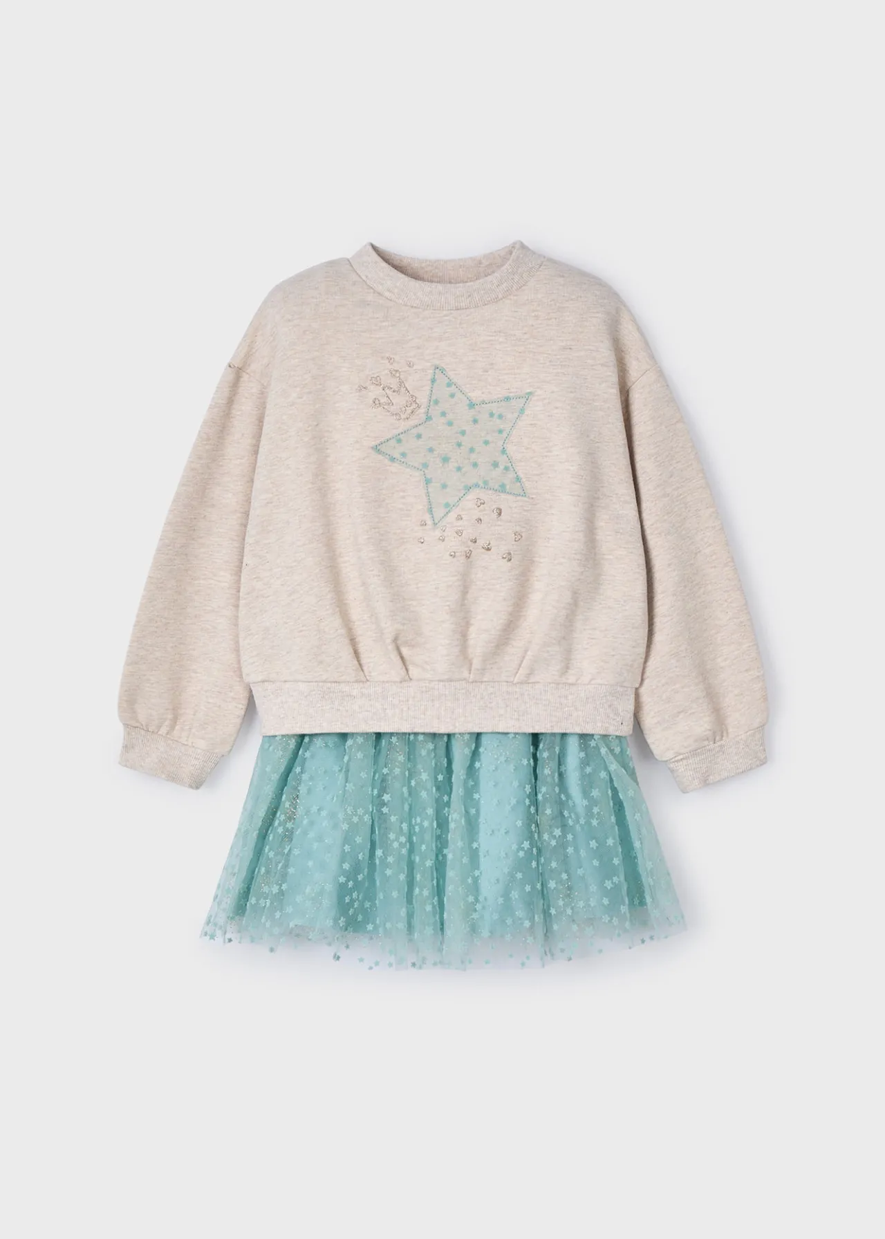 Completo gonna tulle e felpa bambina^Mayoral Cheap