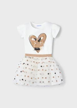 Completo gonna tulle e maglietta bambina^Mayoral New