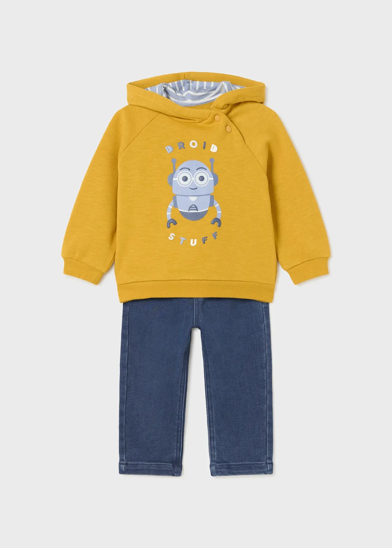 Completo jeans e felpa neonato^Mayoral Hot