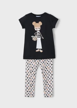 Completo leggings alla caviglia e maglietta stampata bambina^Mayoral Sale