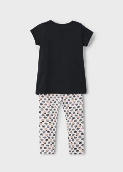 Completo leggings alla caviglia e maglietta stampata bambina^Mayoral Sale