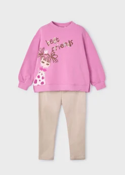 Completo leggings e felpa bambina^Mayoral Outlet