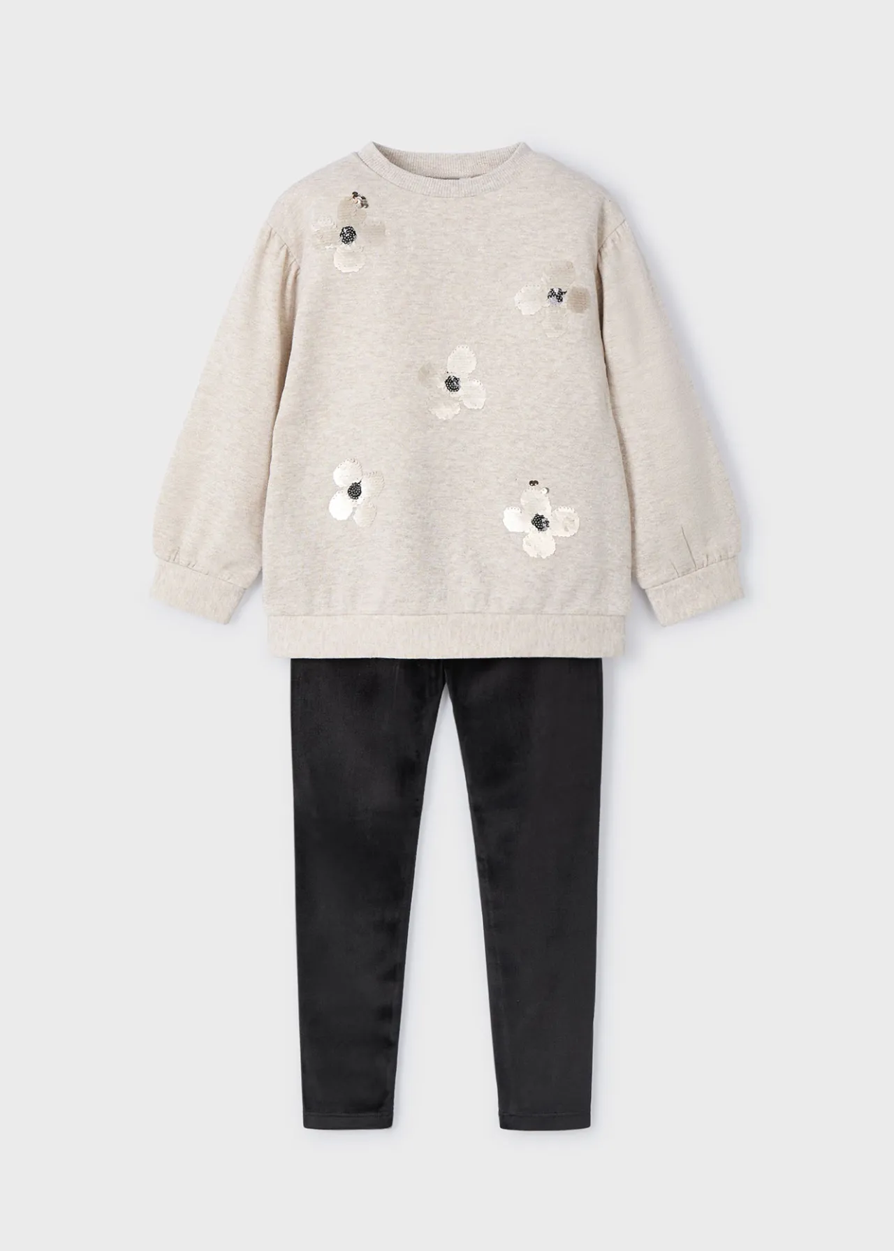 Completo leggings e felpa lustrini bambina^Mayoral Cheap