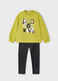 Completo leggings e felpa bambina^Mayoral Outlet