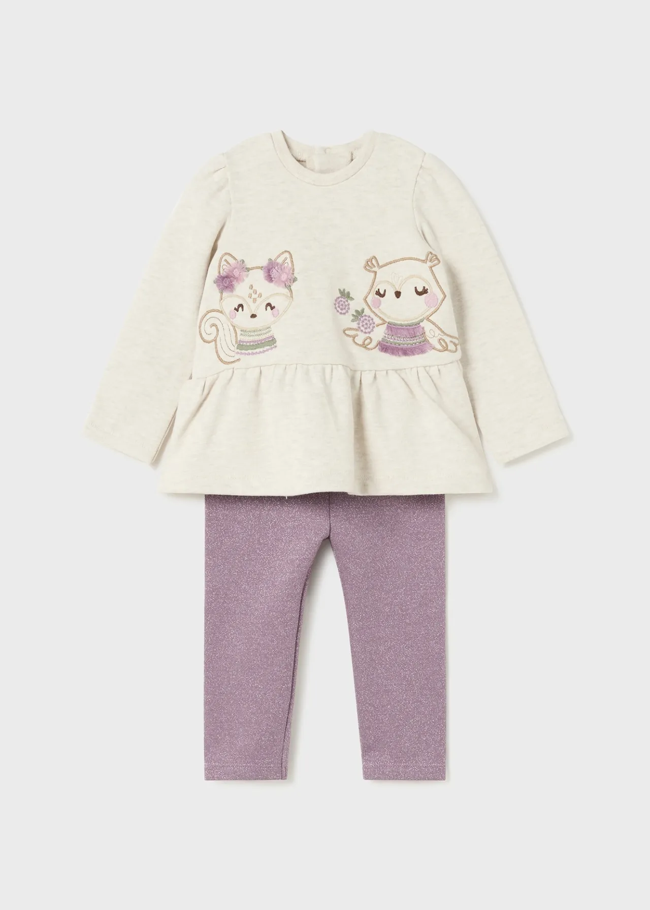Completo leggings e felpa neonata^Mayoral Online