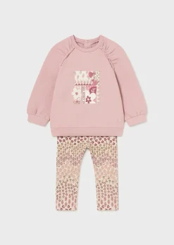 Completo leggings e felpa maniche a palloncino neonata^Mayoral Outlet