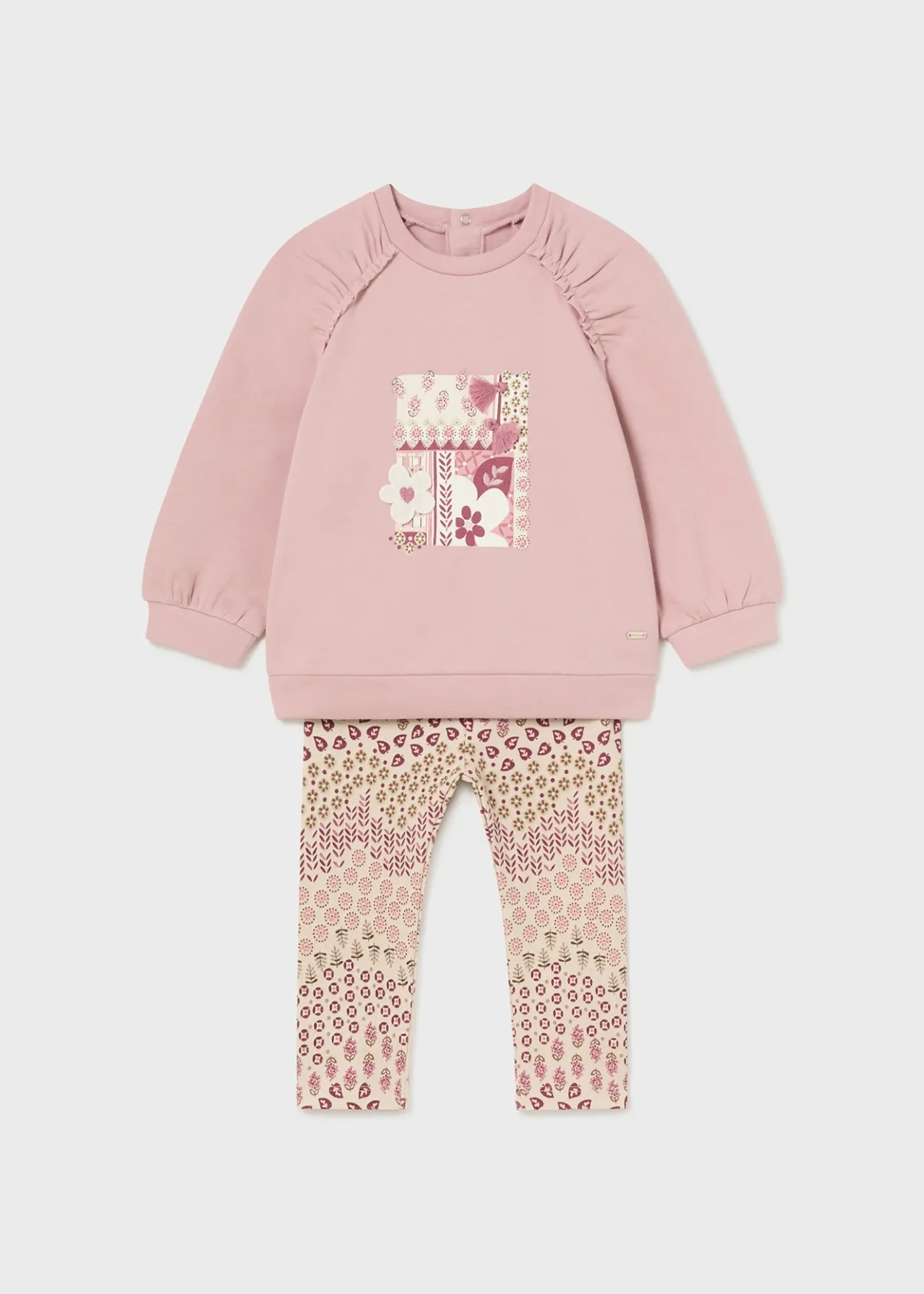 Completo leggings e felpa maniche a palloncino neonata^Mayoral Outlet