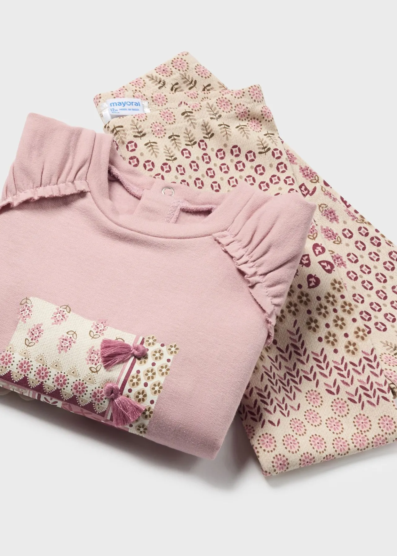 Completo leggings e felpa maniche a palloncino neonata^Mayoral Outlet