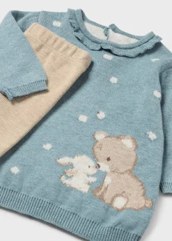 Completo leggings e maglione tricot neonata^Mayoral Clearance