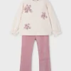 Completo leggings fiori bambina^Mayoral Store