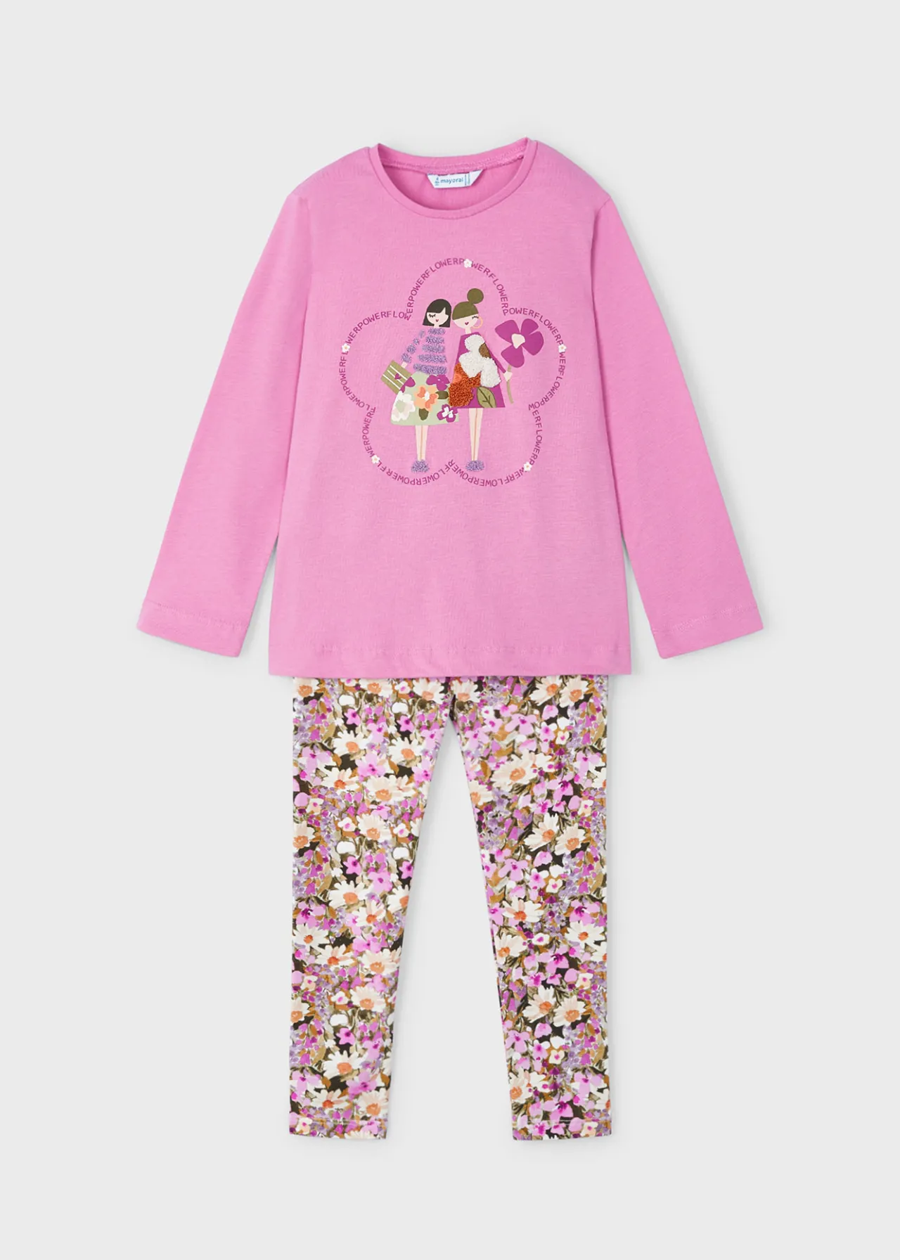 Completo leggings stampato e maglietta bambina^Mayoral New