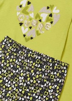 Completo leggings stampato e maglietta bambina^Mayoral New