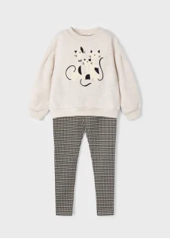 Completo leggings stampato e felpa bambina^Mayoral Cheap