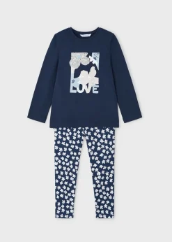 Completo leggings stampato e maglietta bambina^Mayoral Sale