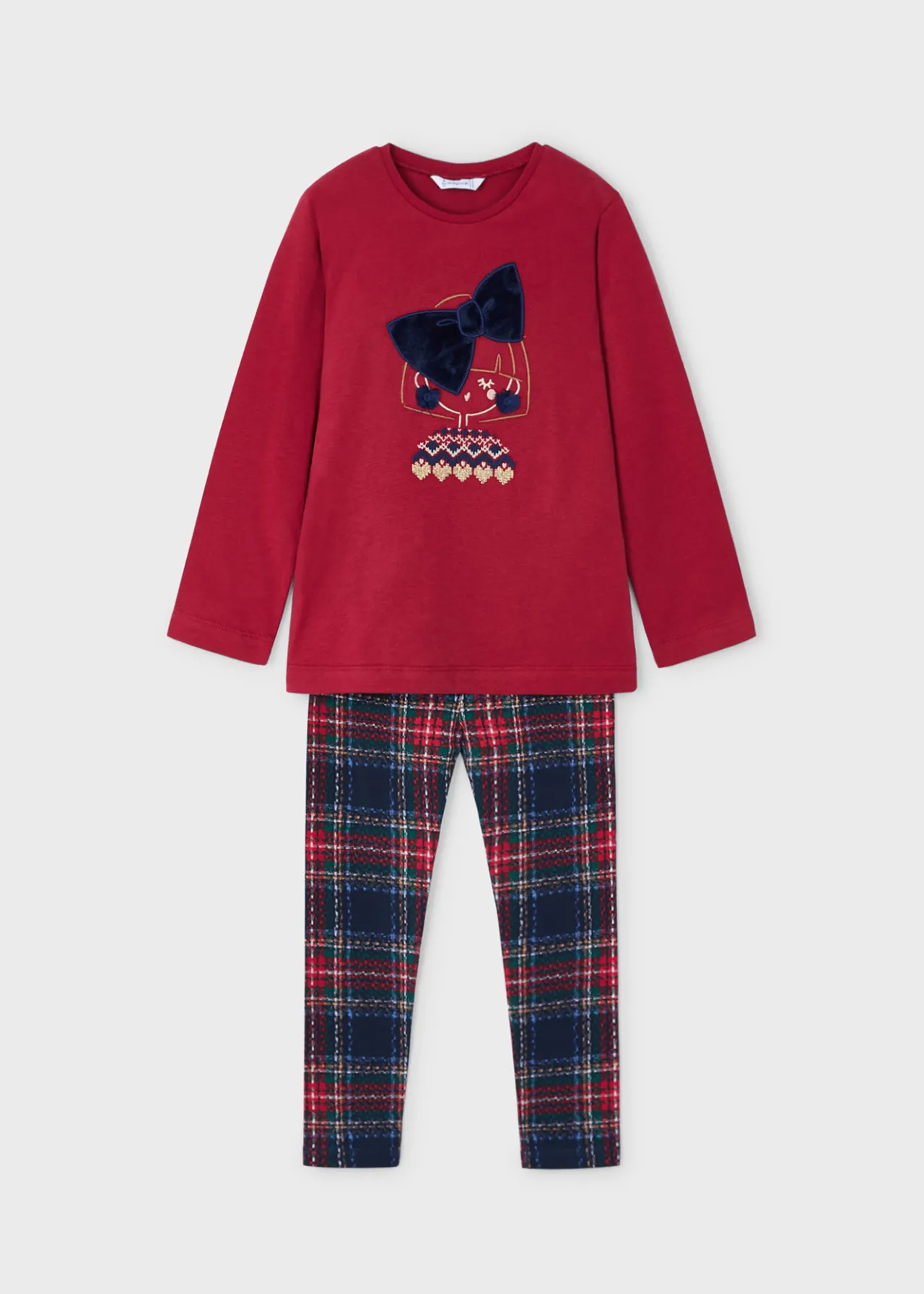 Completo leggings stampato e maglietta bambina^Mayoral Hot